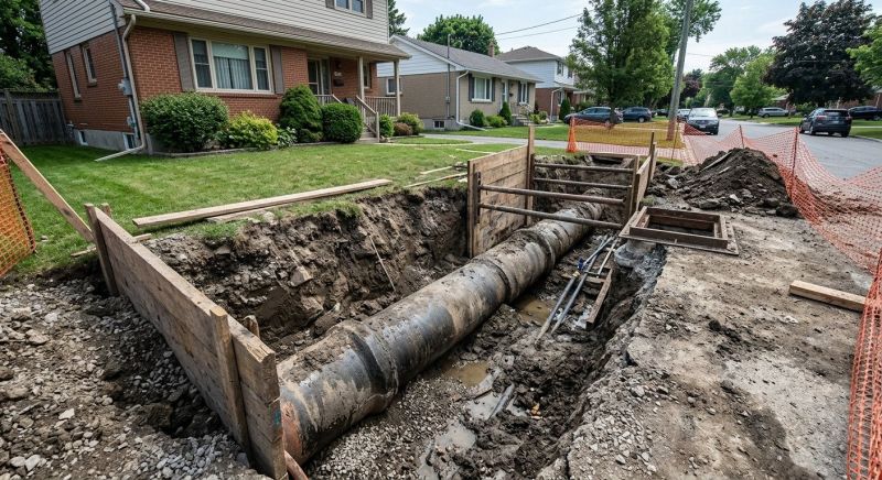 Sewage Line Installation in Columbus, OH